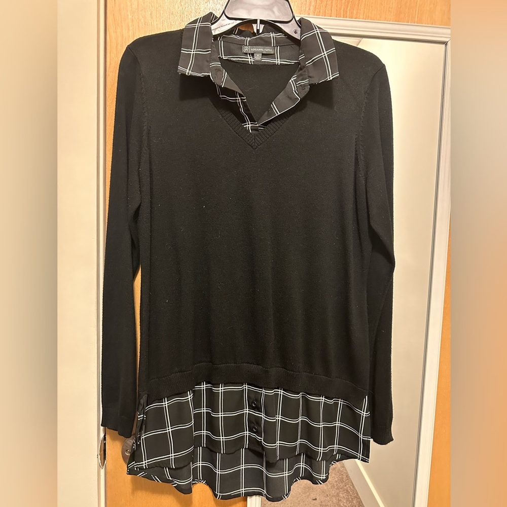 Button up and sweater in one